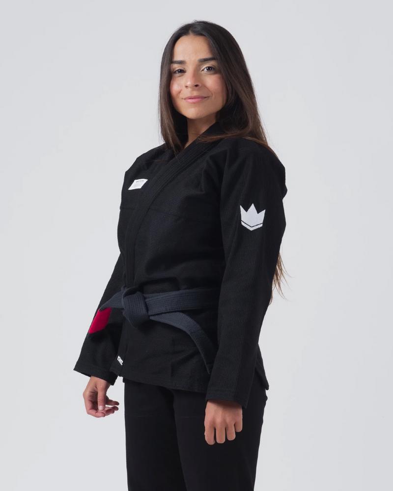 KINGZ womens kore v2 2024 edition BJJ GI - black